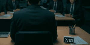 帰りづらい雰囲気の職場風景