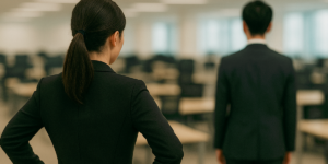 男性社員に不満を感じる女性社員