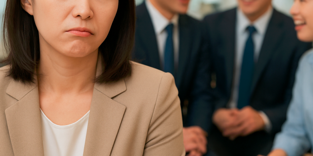 ゆるい職場にうんざりしている女性社員