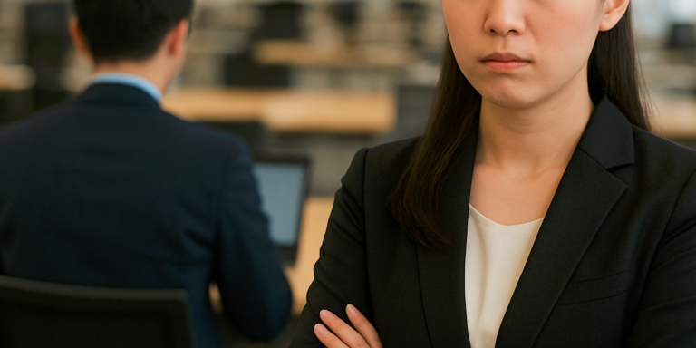 男性社員が苦手な女性社員