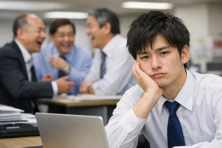 年齢が高い会社にうんざりする若手社員